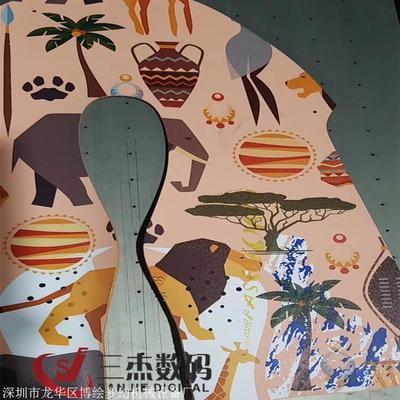 三杰数码理光G6UV平板打印机 开启皮革定制新纪元的六色数码印花解决方案